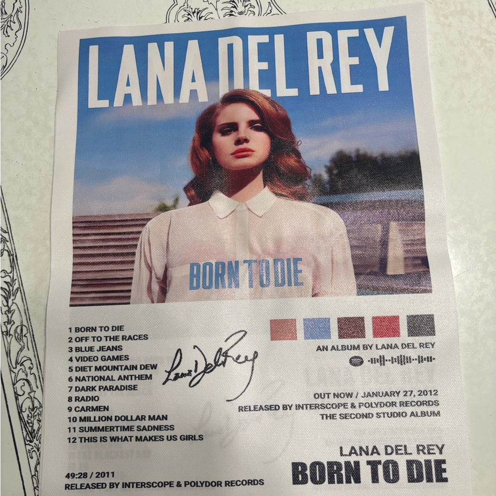 Set of 6 Lana Del Rey canvas posters!
